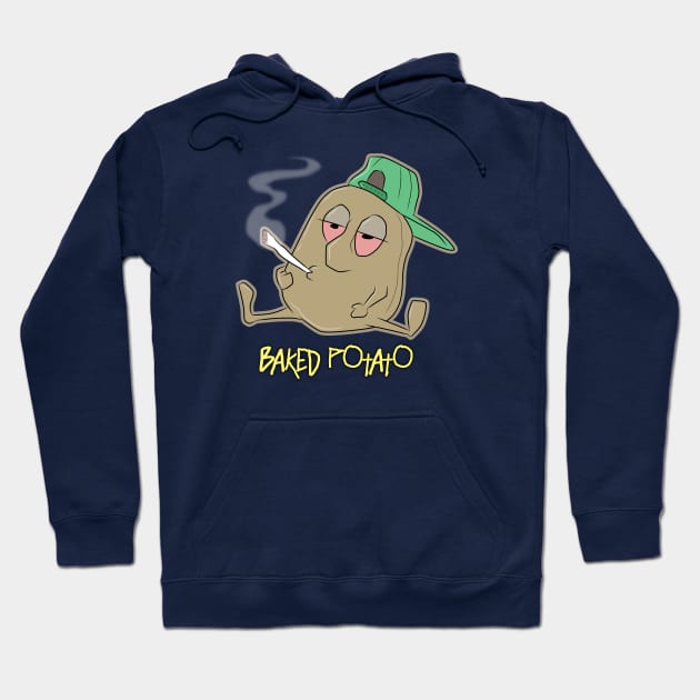 baked potato Hoodie by bobgoodallart